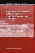 Tarazona / Pugh |  Regulation for Chemical Safety in Europe: Analysis, Comment and Criticism | Buch |  Sack Fachmedien