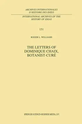 Williams |  The Letters of Dominique Chaix, Botanist-Curé | Buch |  Sack Fachmedien