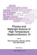 Kossowsky / Novák / Jelinek |  Physics and Materials Science of High Temperature Superconductors, IV | Buch |  Sack Fachmedien