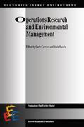 Haurie / Carraro |  Operations Research and Environmental Management | Buch |  Sack Fachmedien