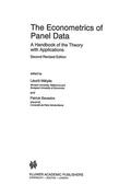Sevestre / Mátyás |  The Econometrics of Panel Data | Buch |  Sack Fachmedien