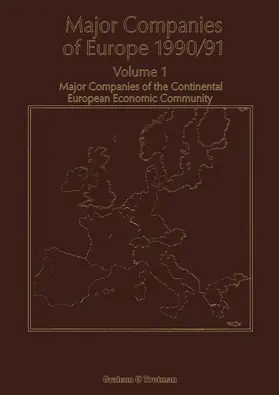 Whiteside / Wilson / Hörnig |  Major Companies of Europe 1990/91 | Buch |  Sack Fachmedien