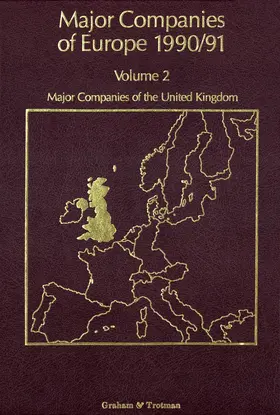 Whiteside / Wilson / Blackburn |  Major Companies of Europe 1990/91 | Buch |  Sack Fachmedien