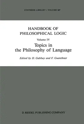 Gabbay / Guenthner |  Handbook of Philosophical Logic | Buch |  Sack Fachmedien