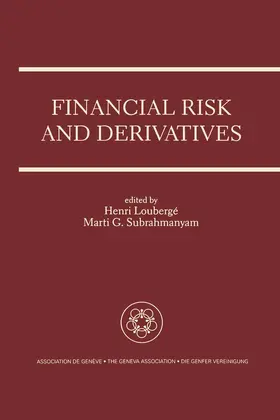 Subrahmanyam / Loubergé |  Financial Risk and Derivatives | Buch |  Sack Fachmedien