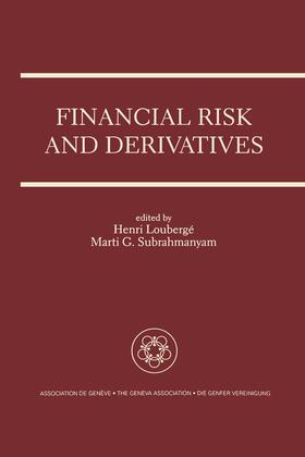 Subrahmanyam / Loubergé | Financial Risk and Derivatives | Buch | 978-94-010-7314-1 | sack.de