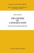 Antonides |  The Lifetime of a Durable Good | Buch |  Sack Fachmedien