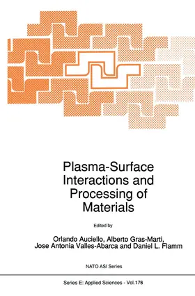 Auciello / Gras-Martí / Valles-Abarca |  Plasma-Surface Interactions and Processing of Materials | Buch |  Sack Fachmedien