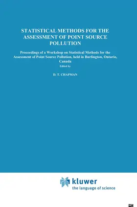 El-Shaarawi / Chapman | Statistical Methods for the Assessment of Point Source Pollution | Buch | 978-94-010-7376-9 | www.sack.de
