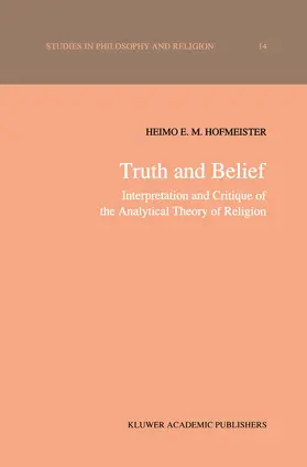 Hofmeister | Truth and Belief | Buch | 978-94-010-7465-0 | sack.de