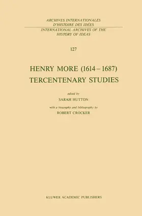 Hutton |  Henry More (1614-1687) Tercentenary Studies | Buch |  Sack Fachmedien