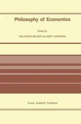 Hamminga / Balzer |  Philosophy of Economics | Buch |  Sack Fachmedien