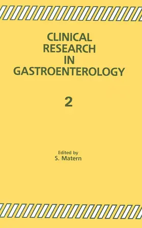 Matern |  Clinical Research in Gastroenterology 2 | Buch |  Sack Fachmedien