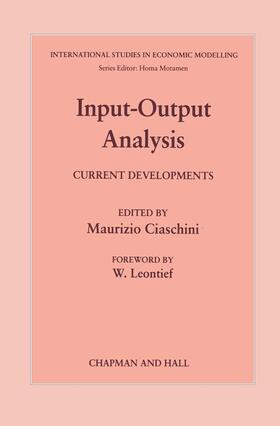 Giaschini |  Input-Output Analysis | Buch |  Sack Fachmedien