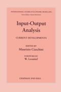 Giaschini |  Input-Output Analysis | Buch |  Sack Fachmedien