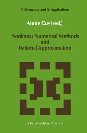 Cuyt | Nonlinear Numerical Methods and Rational Approximation | Buch | 978-94-010-7807-8 | www.sack.de