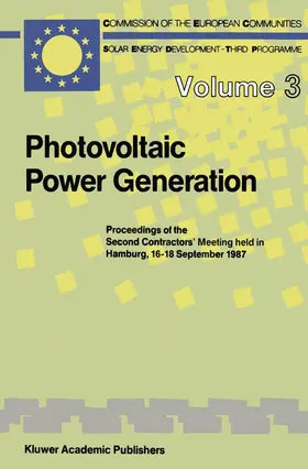 Van Overstraeten / Caratti |  Photovoltaic Power Generation | Buch |  Sack Fachmedien