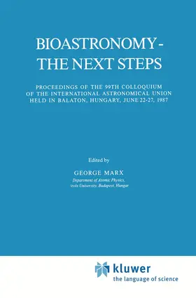 Marx | Bioastronomy - The Next Steps | Buch | 978-94-010-7830-6 | www.sack.de