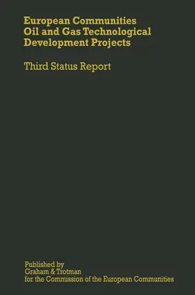  European Communities Oil and Gas Technological Development Projects | Buch |  Sack Fachmedien