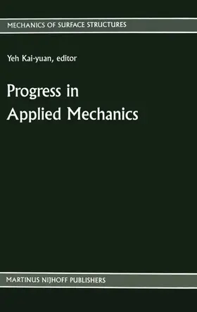  Progress in Applied Mechanics | Buch |  Sack Fachmedien