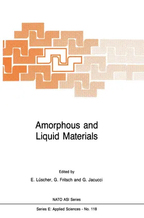 Lüscher / Fritsch / Jacucci |  Amorphous and Liquid Materials | Buch |  Sack Fachmedien