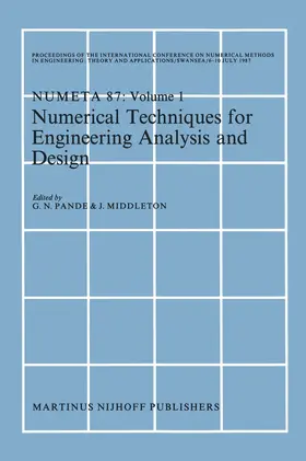 Pande / Middleton |  Numerical Techniques for Engineering Analysis and Design | Buch |  Sack Fachmedien