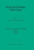 Dayal / Garg / Sayigh |  Physics and Technology of Solar Energy | Buch |  Sack Fachmedien
