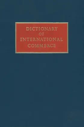 Miller | Dictionary of International Commerce | Buch | 978-94-010-8323-2 | www.sack.de
