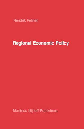 Folmer |  Regional Economic Policy | Buch |  Sack Fachmedien