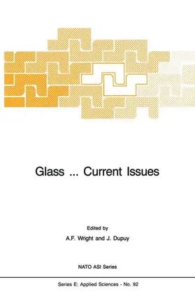 Dupuy / Wright | Glass ... Current Issues | Buch | 978-94-010-8758-2 | www.sack.de