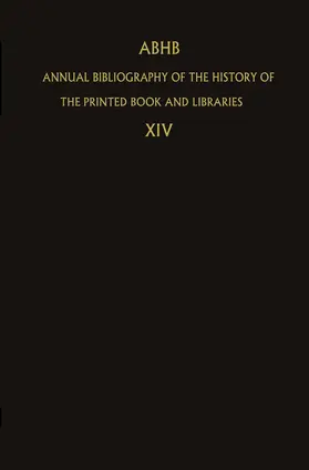 Vervliet |  ABHB Annual Bibliography of the History of the Printed Book and Libraries | Buch |  Sack Fachmedien
