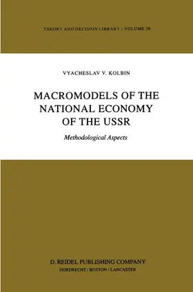 Kolbin | Macromodels of the National Economy of the USSR | Buch | 978-94-010-8802-2 | www.sack.de