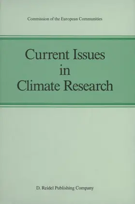 Fantechi / Ghazi |  Current Issues in Climate Research | Buch |  Sack Fachmedien