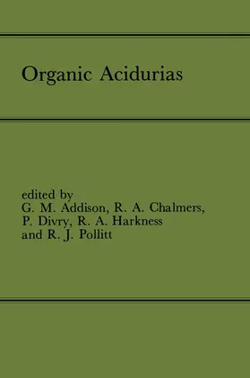 Addison / Chalmers / Pollitt | Organic Acidurias | Buch | 978-94-010-8975-3 | sack.de