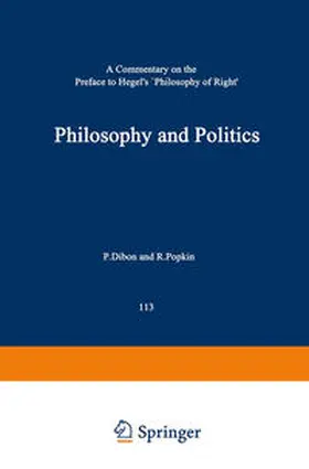 Peperzak |  Philosophy and Politics | eBook | Sack Fachmedien