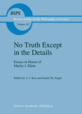 Kox / Siegel |  No Truth Except in the Details | eBook | Sack Fachmedien