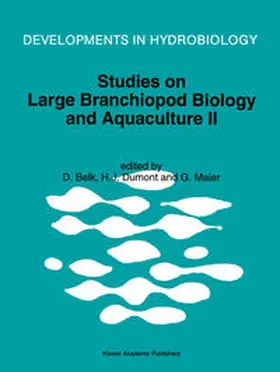 Belk / Dumont / Maier |  Studies on Large Branchiopod Biology and Aquaculture II | eBook | Sack Fachmedien