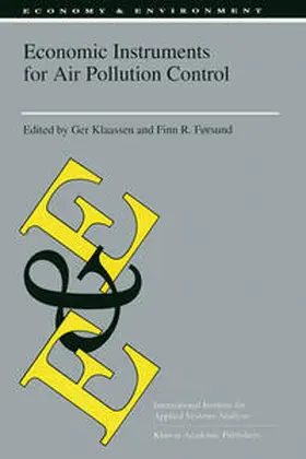 Klaassen / Førsund |  Economic Instruments for Air Pollution Control | eBook | Sack Fachmedien