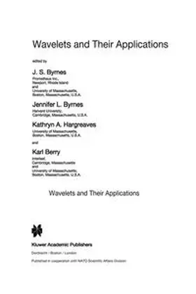 Byrnes / Hargreaves / Berry | Wavelets and Their Applications | E-Book | sack.de