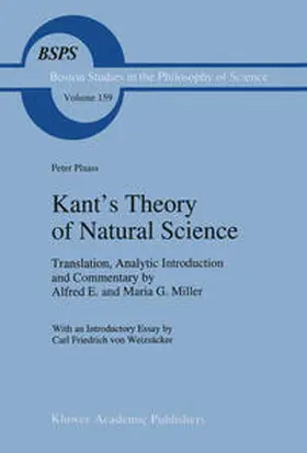 Plaass |  Kant’s Theory of Natural Science | eBook | Sack Fachmedien