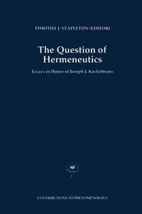 Stapleton |  The Question of Hermeneutics | eBook | Sack Fachmedien