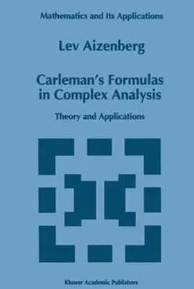 Aizenberg | Carleman’s Formulas in Complex Analysis | E-Book | sack.de