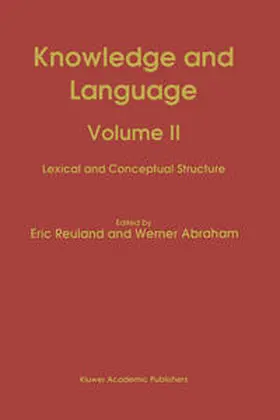 Reuland / Abraham | Knowledge and Language | E-Book | www.sack.de
