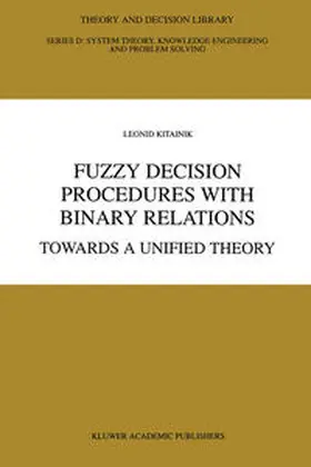 Kitainik | Fuzzy Decision Procedures with Binary Relations | E-Book | sack.de