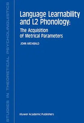 Archibald | Language Learnability and L2 Phonology | E-Book | sack.de