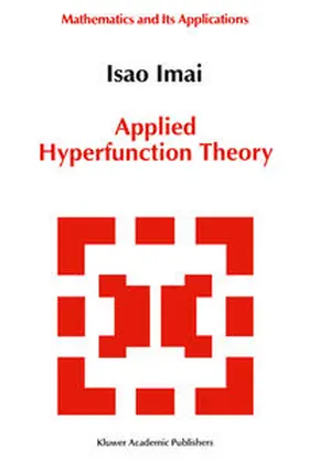 Imai |  Applied Hyperfunction Theory | eBook | Sack Fachmedien