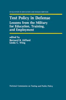 Gifford / Wing | Test Policy in Defense | E-Book | sack.de