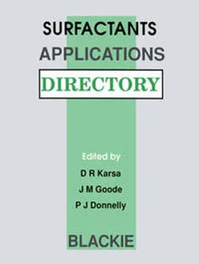 Karsa / Donnelly / Goode |  Surfactants Applications Directory | eBook | Sack Fachmedien