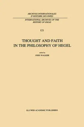 Walker |  Thought and Faith in the Philosophy of Hegel | eBook | Sack Fachmedien