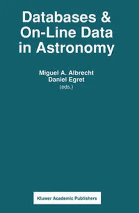 Albrecht / Egret |  Databases & On-line Data in Astronomy | eBook | Sack Fachmedien